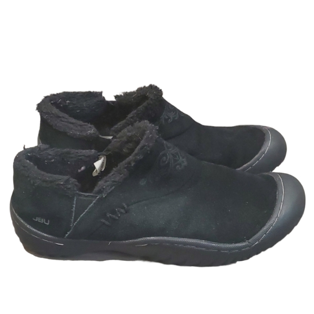 JBU Womens Insulated lined slip on casual shoes boots sz 10M clogs